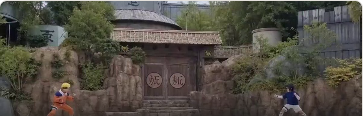 户外日式剧场表演的视频抽帧